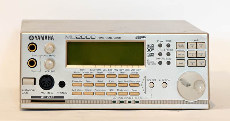 Yamaha MU2000 Tone Generator Synthesizer Sound Module with Power