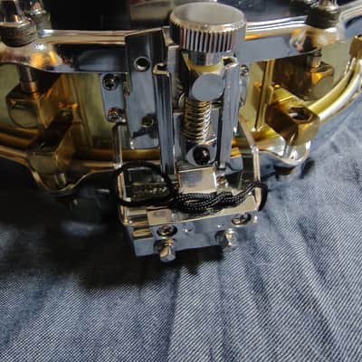 Yamaha SD-935(493) 14x3.5" Brass Piccolo Snare Drum 1987-1996 - Brass image 4