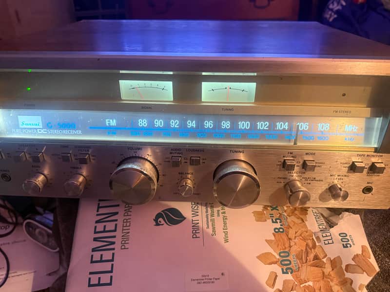 Vintage Sansui G-5000 Pure Power DC Stereo Receiver Fully Tested working order image 1
