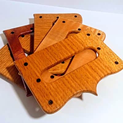 Weymann® NOS Solid Wood Pickup Ring Humbucker or Single image 7