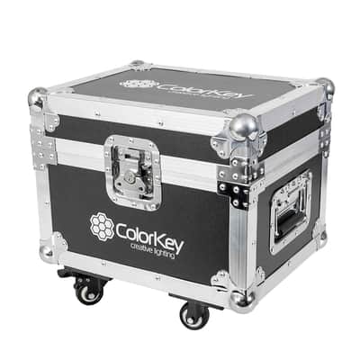 (2) Colorkey Dazzler FX Cold Spark Machine (Black) with Road Case Bundle (Open Box) image 11