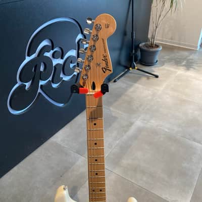 Fender Stratocaster Mex Standard chitarra olympic white image 3