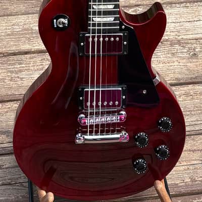 1991 Gibson Les Paul Studio with Ebony Fretboard 1990 - 1995 - Wine Red image 2