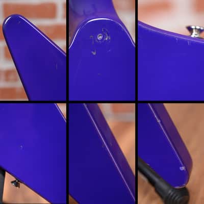 ESP USA Custom Shop Random Star Figured Maple Top See-Thru Purple 2000 w/OHSC image 14