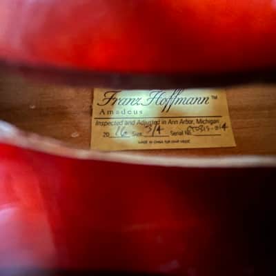 Franz Hoffmann Amadeus 3/4 Violin 2016 - Wooden image 2