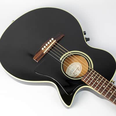 Guild Songbird Black Vintage Thinline Acoustic Electric Guitar w/OHSC image 7