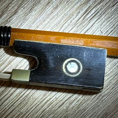 Vintage Wiedlich (Weidlich) 3/4 violin bow Early to mid 20th century image 3