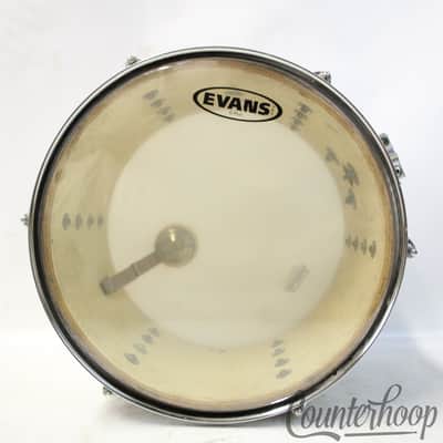 *Pearl 12x8"Tom Drum WMP Wood-Fiberglass Tom Drum White Marine Vintage 70s Japan image 8