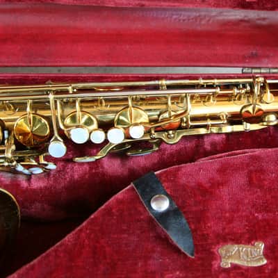 King Super 20 Full Pearls Tenor Saxophone 1955 excellent condition image 4