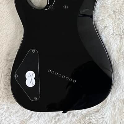 Jackson X Series Dinky Arch Top DKAF8 MS, Laurel board, Multi-Scale, Gloss Black image 2