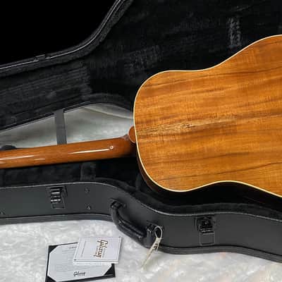 NEW! Gibson Custom Shop J-45 Koa Carpathian Spruce Acoustic-Electric Guitar - Honeyburst - Authorized Dealer - 4.4lbs - G06401 image 13