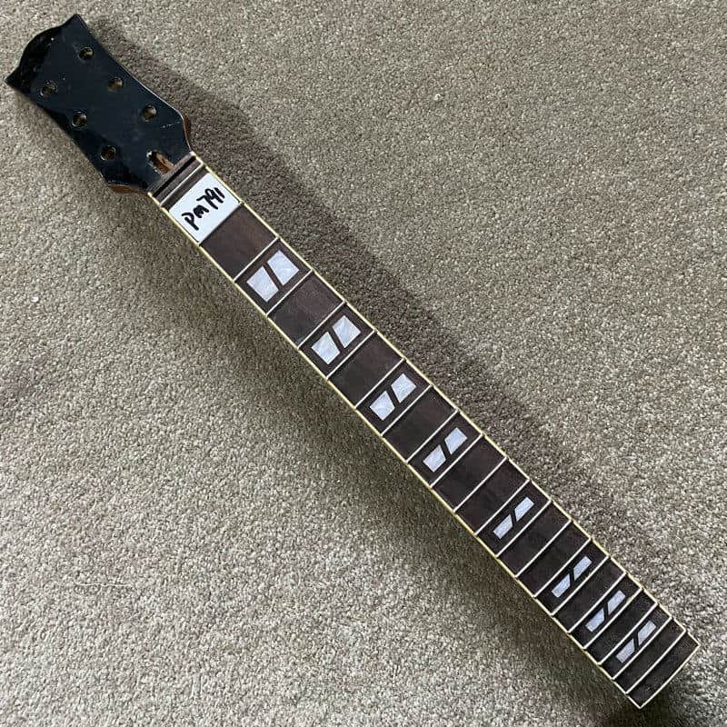 Custom Mahogany Wood DIY Project Guitar Neck, Rosewood 20 Frets Fingerboard image 1