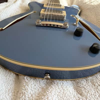 D'Angelico Excel Mini DC Tour Collection 2023 - Present - Slate Blue image 1
