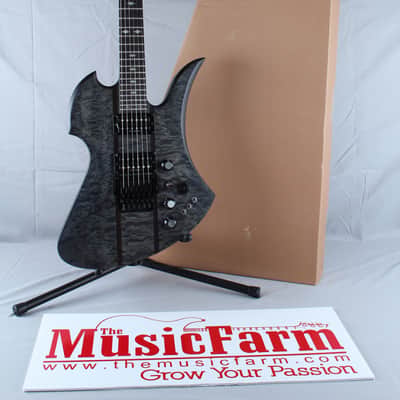 BC Rich Mockingbird ST Electric Guitar with Floyd Rose Satin Black Duncan Design image 1