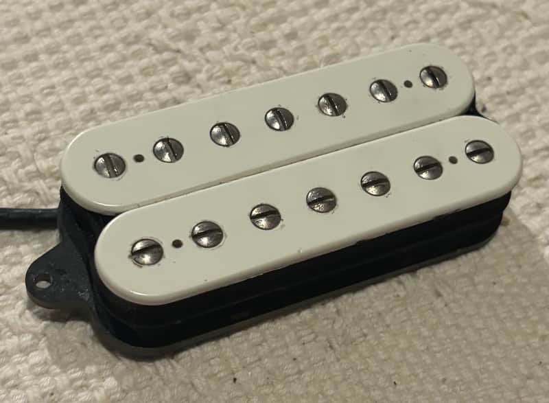 DiMarzio Dreamcatcher 7 String Bridge Humbucker White W/Chrome Poles DP 724 image 1