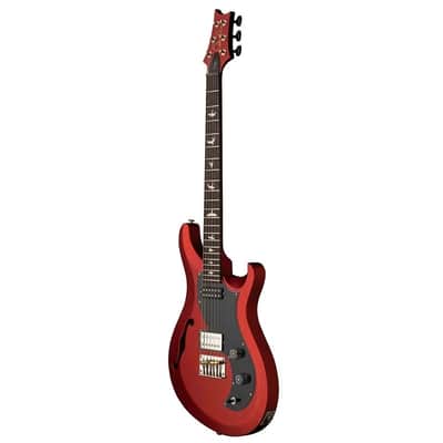 PRS - Paul Reed Smith S2 Vela Semi Hollow Satin - RA Red Apple Metallic Semi-Acoustic Guitar image 2