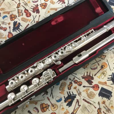 Altus 1207SRB Professional C Flute Open-Holes, B-Foot Solid Silver image 1