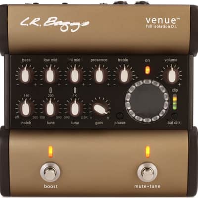 LR Baggs Venue DI Acoustic Guitar Preamp EQ/DI/Tuner Pedal image 2
