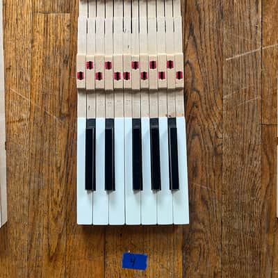 Fender Rhodes REPLACEMENT KEYS, 1 octave (1974) (listing 4 of 7) image 1