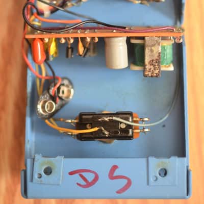 Tycobrahe Octavia Original Vintage Fuzz w/ Wooden Crate 1975 Blue image 10