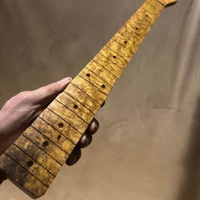 Mastergrade Birdseye Maple Tele Neck 3 Fits Fender & Warmoth image 7