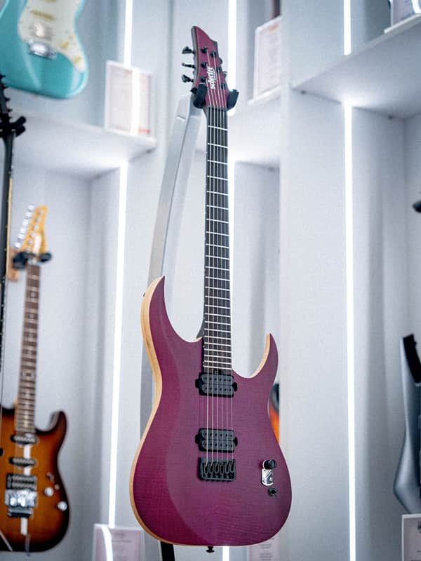 Schecter John Browne Signature Tao-6 2022 - Present - Satin Trans Purple image 1