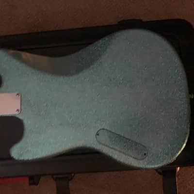 Ocean spray metal flake crook custom guitars electric bass guitars image 8