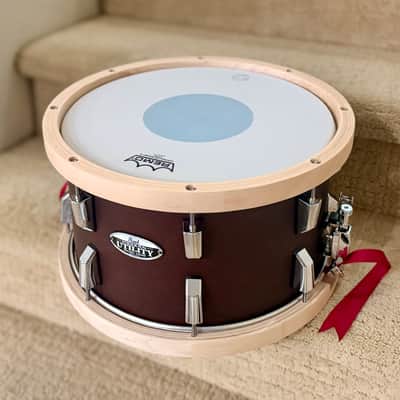 CUSTOM Pearl Modern Utility 14x8" Maple Snare Drum 2010s - Satin Brown image 4