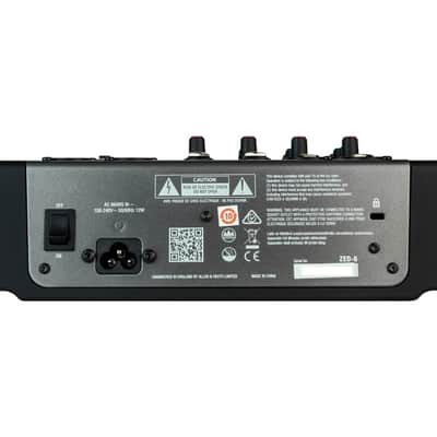 Allen & Heath ZED-6 Compact 6 Input Analogue Mixer image 3