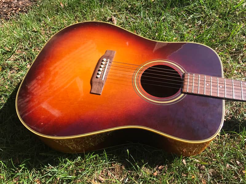 Vintage Alvarez 5031 Dreadnought Acoustic Guitar & Case image 1