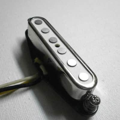 Coil Tap White Top A4 Open Cover Telecaster Neck Pickup Hand Wound Tele by Q pickups image 2