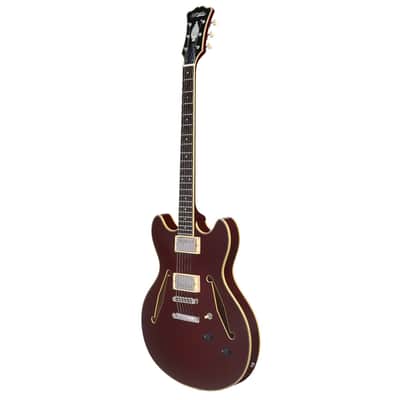 D'Angelico Excel DC Tour Electric Guitar (Semi-Hollowbody - Wine) image 4
