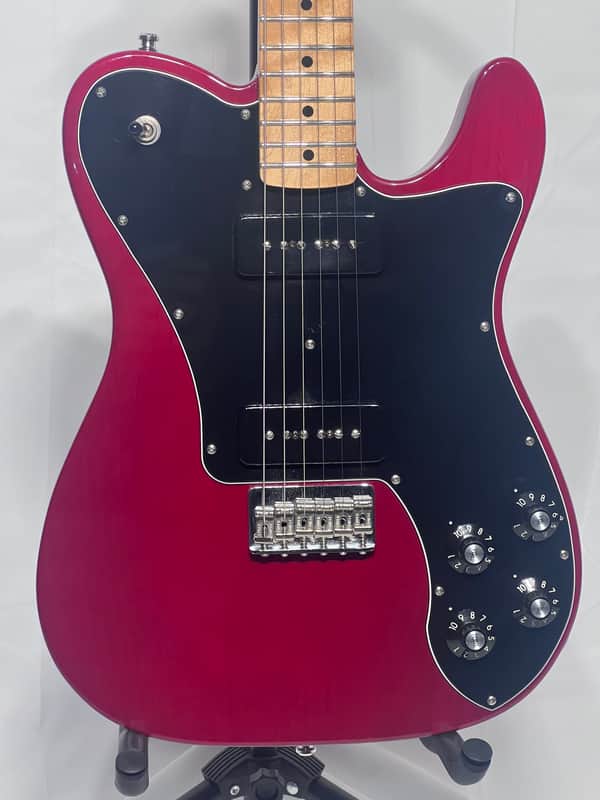 Fender Classic Player Telecaster Deluxe with Black Dove Pickups 2009-2013 - Crimson Red Transparent