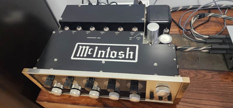 McIntosh C20 Stereo Tubes Preamp 1961 - 1963 - Black / Silver image 1