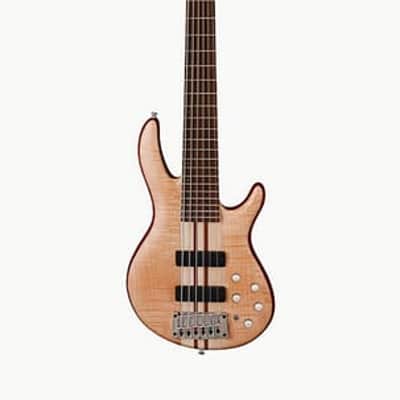 Cort Artisan A4 Plus Neck-Through Electric Bass, Open Pore Natural image 12