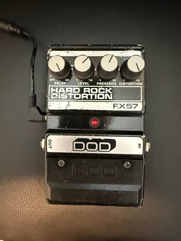 DOD Hard Rock Distortion FX57 1987 - 1993 - Black image 1