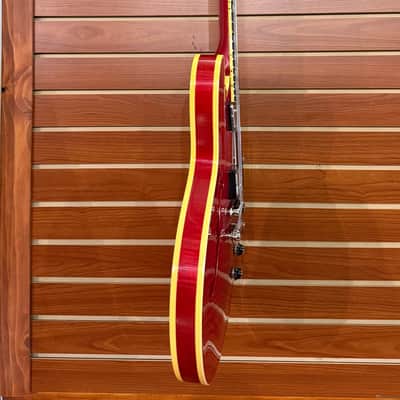 Heritage Custom Shop Core Collection H-535 Electric Guitar with Case, Trans Cherry — HRT-011113111 image 8