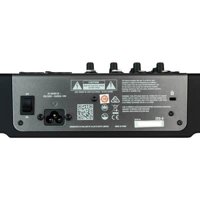 Allen & Heath ZED-6 Compact Analog Mixer 6 Input 2 Band EQ Hi Z MINT image 7