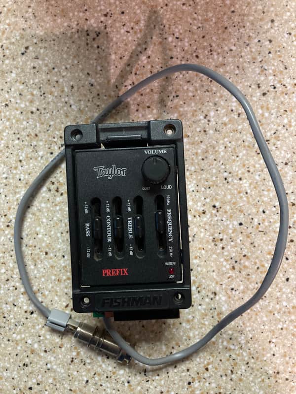 Fishman Taylor Old Style Prefix EQ Acoustic Guitar Pickup Preamp