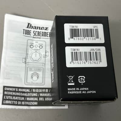 Ibanez TSMini Overdrive Guitar Effect Pedal with Box & Manual image 3