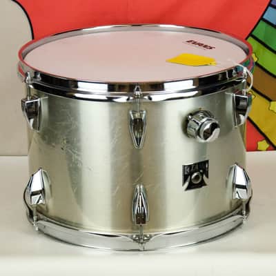 Vintage Tama Royalstar 13" Tom Drum, Brushed Metal, Metalic White? image 3