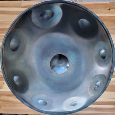 TerraTonz Left Handed Custom Handpan 2020 - Gun Metal image 5