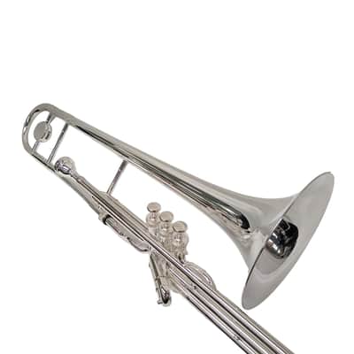 Schiller Studio Pro Valve Trombone Silver Plated Bb image 5