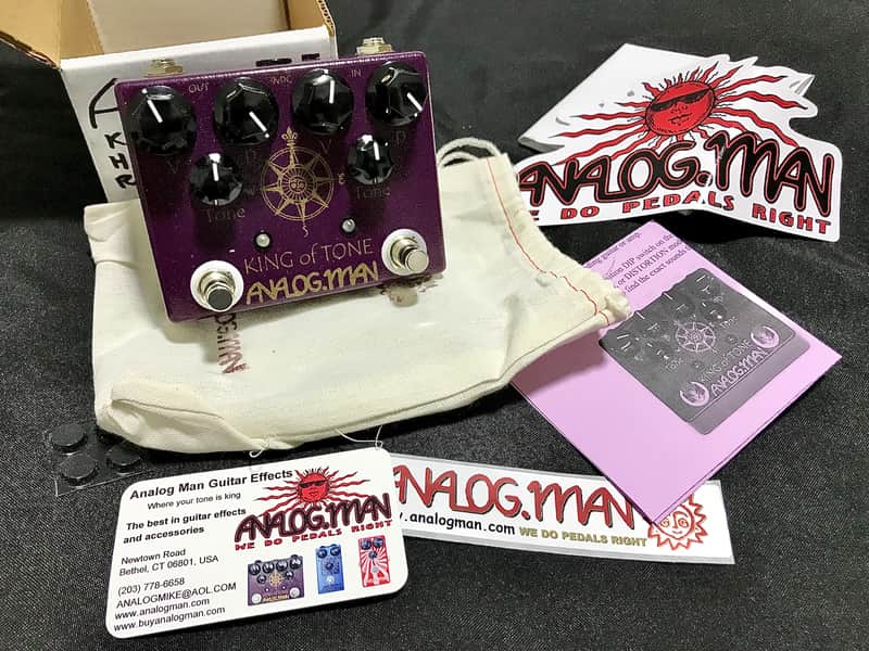 Analogman King of Tone V4 with Red Side High Gain (Brand new) image 1
