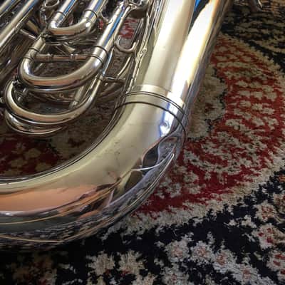 Besson Sovereign BE-981 Compensating EEb Tuba w/hard & soft cases image 10