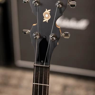 Deering Boston 5-String Banjo - Natural Blond Curly Maple with Hardshell Case image 6