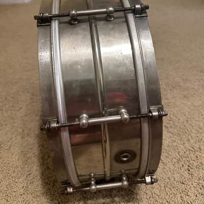 Ludwig&Ludwig Pioneer 8-Lug Nickel Over Brass Snare Drum 1930’s-1940’s image 5