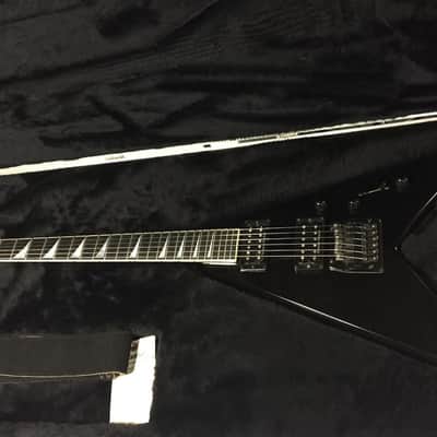 Jackson USA KV1 King V Dave Mustaine 1999 Black original hard shell case image 5