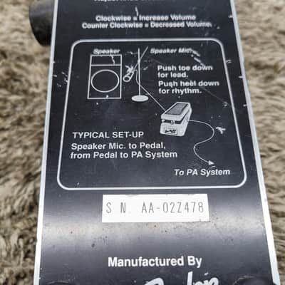 Dunlop SL-50 Lead Master Volume Pedal - Black image 4
