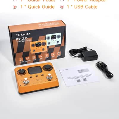 FLAMMA FF20 Stereo Looper Drum Machine with US Power Supply - Orange image 8